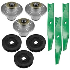 40" Deck Spindle with Pulley  Blade For Gravely ZT1840 915076 51510000 03498400