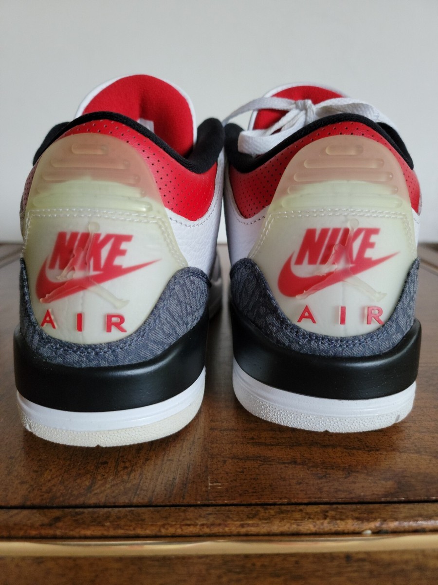 Nike Air Jordan 3 Fire Red Denim Retro SE CZ6431-100 Men's