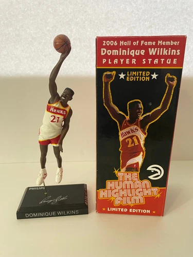 Dominique Wilkins Atlanta Hawks Legend NBA Limited Edition Player Statue 2006