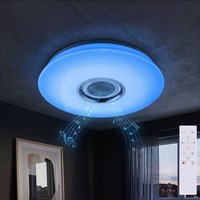 Sternenhimmel Deckenleuchte Deckenlampe Rgb Led Bluetooth Lautsprecher Rund Weiß
