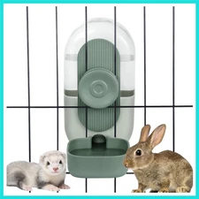 28oz Hanging Automatic Water Dispenser，Rabbit Water Bottle,Bunny Guinea Pig F...