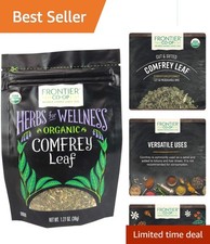 1.27oz Organic Comfrey Leaf in Resealable Bag - Perfect for Salves  Gardening
