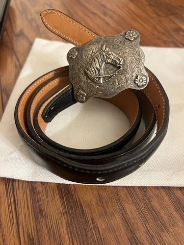Edward H Bohlin Sterling Silver Horse Whisperer Buckle 143/500 & James Reid RARE