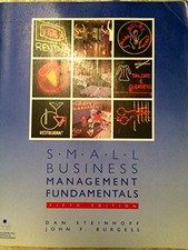 SMALL BUSINESS MANAGEMENT FUNDAMENTALS (MCGRAW HILL SERIES By Dan Steinhoff VG