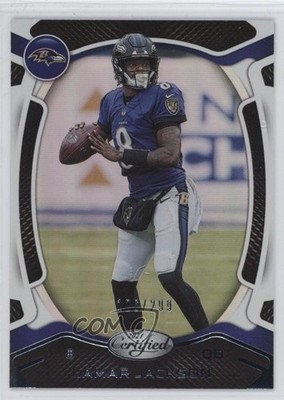 2021 Certified Mirror 126/299 Lamar Jackson #13 db5