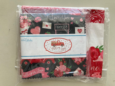 Falling in Love by Dani Mogstad Quilting Fabric (Charm Pack + Panel)