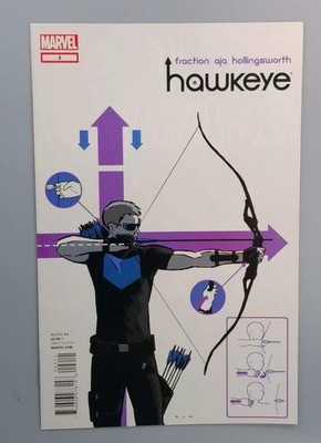 Hawkeye #2 NM David Aja Cvr, Marvel, 2012