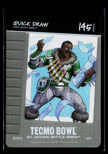 Bo Jackson Battle Arena Tecmo Bowl #145 Quick Draw Mike Quick Ice Blow On It