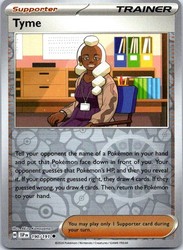Tyme 190/191 Surging Sparks Reverse Holo