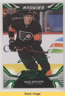 2022-23 Upper Deck MVP Rookies Green Script SP Isaac Ratcliffe #223 READ 0un7