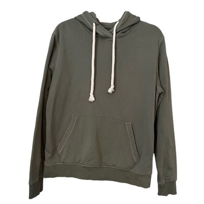 Pact Organic Cotton One For All Unisex Pullover Hoodie Sweatshirt Caper Green S