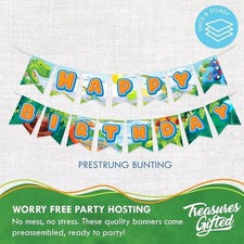 Treasures Gifted Dinosaur Birthday Banner Birthday Party Supplies Decor