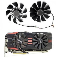 Pair Fans Cooler Fan For ASUS GTX 760 780 R9 280 290 280X 290X 390 390X GTX970