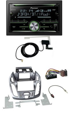 Pioneer CD USB MP3 Bluetooth 2DIN DAB Car Stereo for Ford Transit Connect with Dis