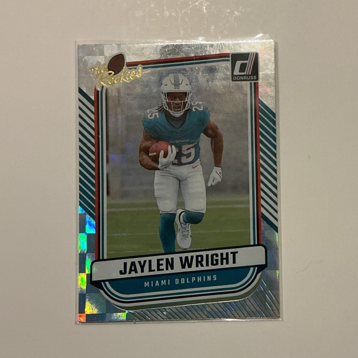 Panini 2024 Donruss Jaylen Wright Miami Dolphins The Rookies TR-30 Football Card