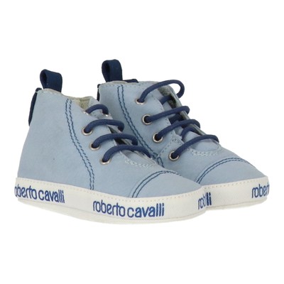 Roberto Cavalli Kids Baby Blue Boot MSRP $200
