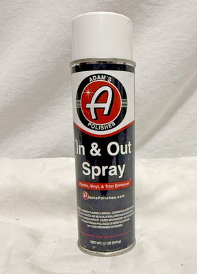 Adam's Polishes in and Out Spray, Car Wash Detail Spray, Non-foaming, Low Gloss 