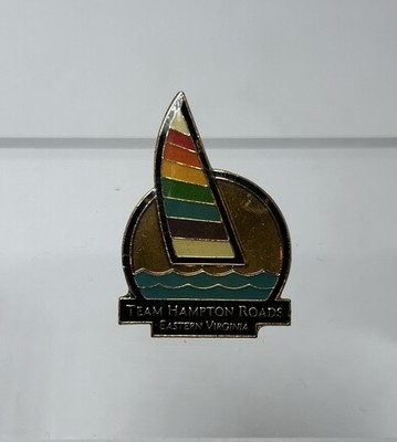 Team Hampton Roads Eastern Virginia Sailing Lapel Pin