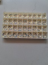Swarovski Art.1245 13mm Crystal Aurora Boreale Circles. Unfoiled.  Unused.  20pc