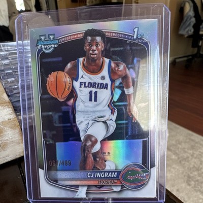 Topps 2025-26 Bowman Chrome Prospects CJ Ingram BCP-77 Refractor /499 (RC)