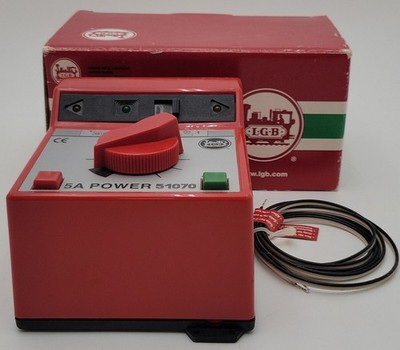 LGB 51070 5 Amp High Power Analog Powerpack & Throttle/Box