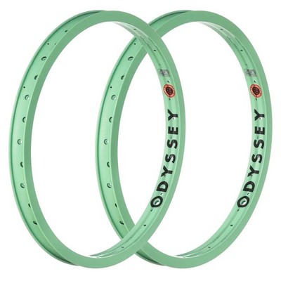 Seltene Limited Edition Odyssey BMX 20'' Hazard Lite Felgen - Seafoam (Paar)