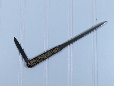 Emil Olsson Eskilstuna Swedish Made Pocket Knife / Letter Opener Combo Free Ship