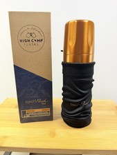 High Camp Flasks Torch Flask 9oz Copper Magnetic 2-Piece Flask Set NEW Box