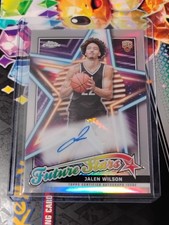 Jalen Wilson 2023 Topps Chrome Future Stars #FSA-JW Silver Auto RC Nets 