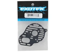 Exotek 1490BLK  B5M "Flite" Aluminum Vented Motor Plate (Black) (3-Gear) A1