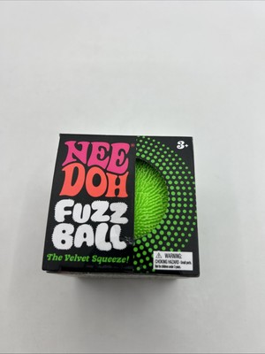 GREEN NEEDOH FUZZ BALL THE O.G. Nee Doh Squish Stress Ball NEE-DOH ...