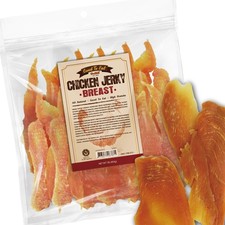 Chicken Breast Jerky Dog Treats 1 lb, All Natural, Grain-Free, High-Protein, ...