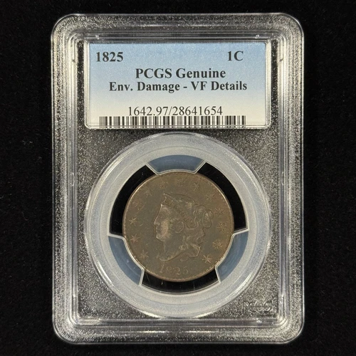 Photo of a 1825-P Large Cent from an eBay listing that sold on Jul 18, 2026