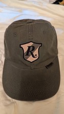 Vintage Remington Signatures Tag Shield Green Baseball Cap Adjustable Strapback 