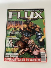 FLUX Most Dangerous Video Game/ Comics Magazine Issue #5 Sept. 1995 Doom Deluxe 