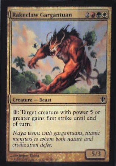 Rakeclaw Gargantuan - Commander 2013: #205, Magic: The Gathering Lp C283