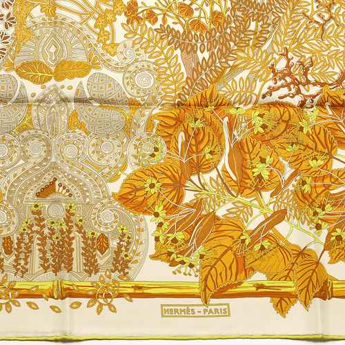 Hermes Scarf MYTHES ET METAMORPHOSES 90cm Silk Carre Foulard ANNIE FAIVRE - Picture 3 of 8