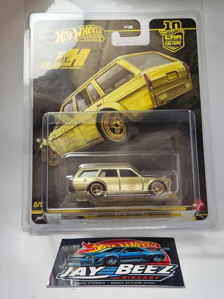 Hot Wheels 2026 NEU Premium Japan Historics 5 (JH5) Datsun 510 Wagon Chase 0/5