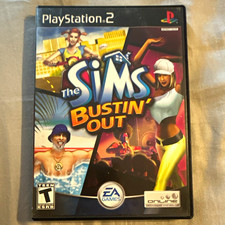 EA Games The Sims Bustin' Out (T) Sony PlayStation 2 PS2 CIB Manual NTSC-U/C