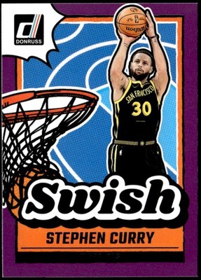2024-25 Donruss #3 Stephen Curry Swish Press Proof Purple E1