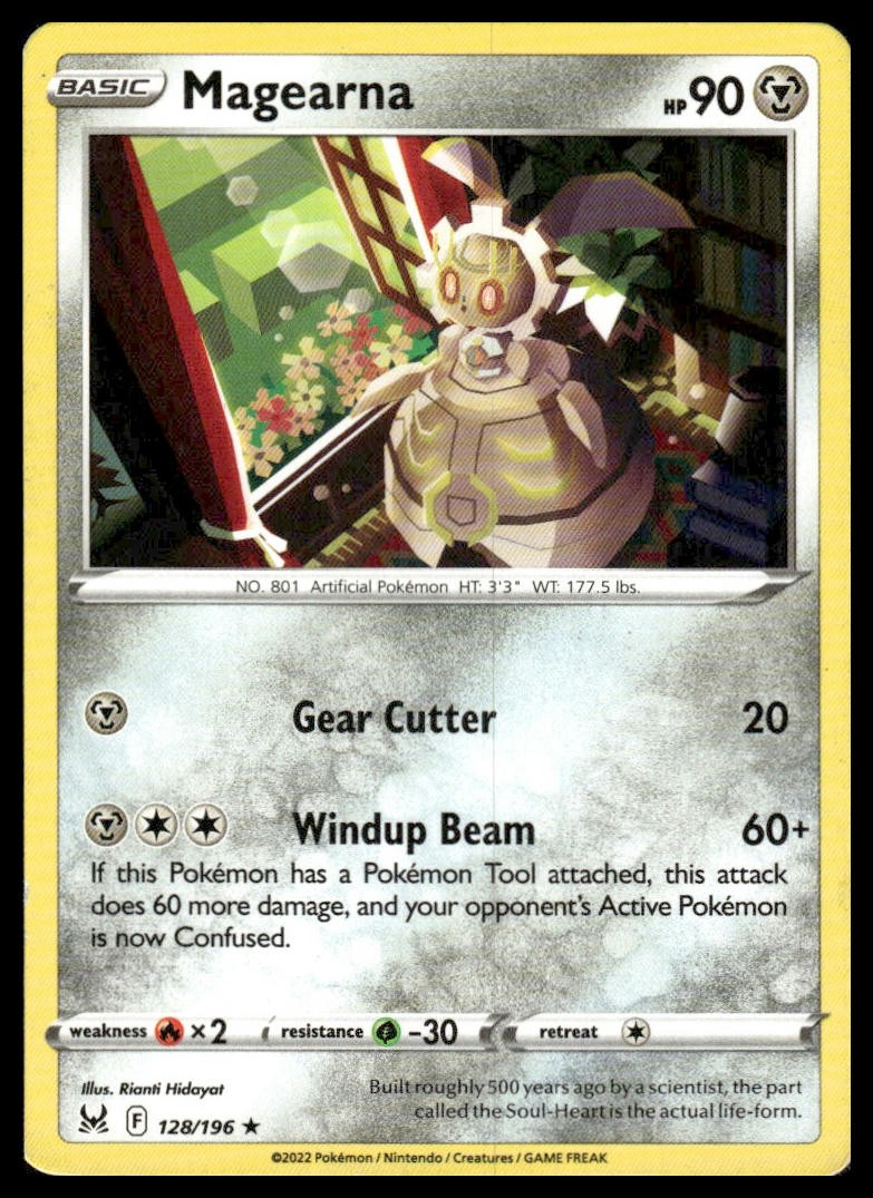 Magearna 128/196 Rare Lost Origin Pokemon Lightly Played