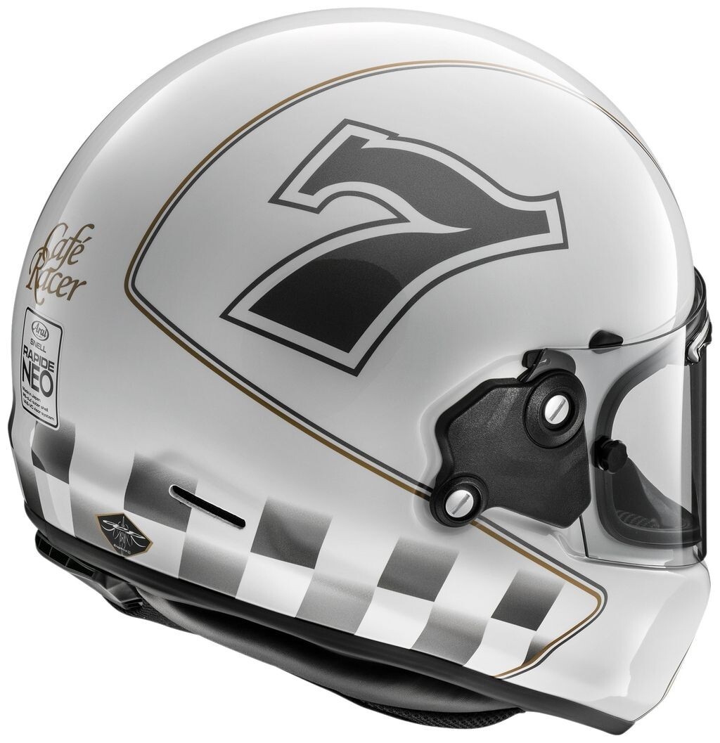 Arai Helmet Concept-x Japan RAPIDE NEO Cafe Racer White Size Arai Helmet Concept-x Japan RAPIDE NEO Cafe Racer White Size