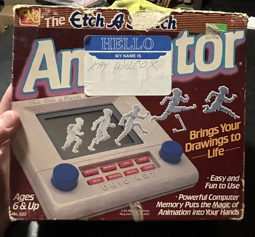 1987  Vintage Ohio Art The Etch-A-Sketch Animator w/box
