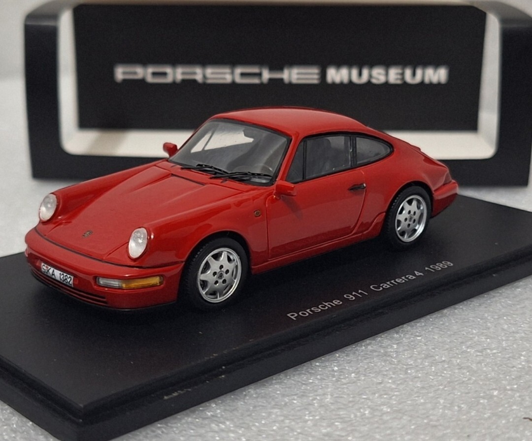 Porsche 911 964 Carrera 4 1989 India Red 1:43 Spark S3415 Porsche 911 964 Carrera 4 1989 India Red 1:43 Spark S3415