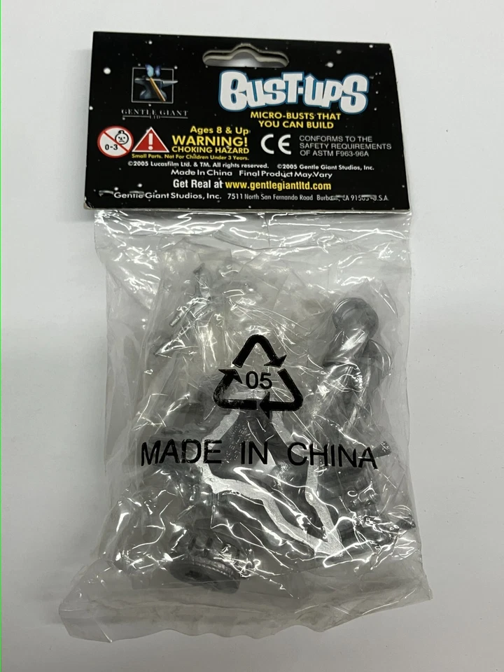 Star Wars 2005 Edición Exclusiva Plata Jango Fett Bust-Ups - Gentle Giant Foto 2 de 2