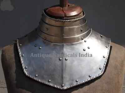 Mittelalterlich Ringkragen Augsburg Armor Sca Larp Nachstellung Cosplay Kostüm