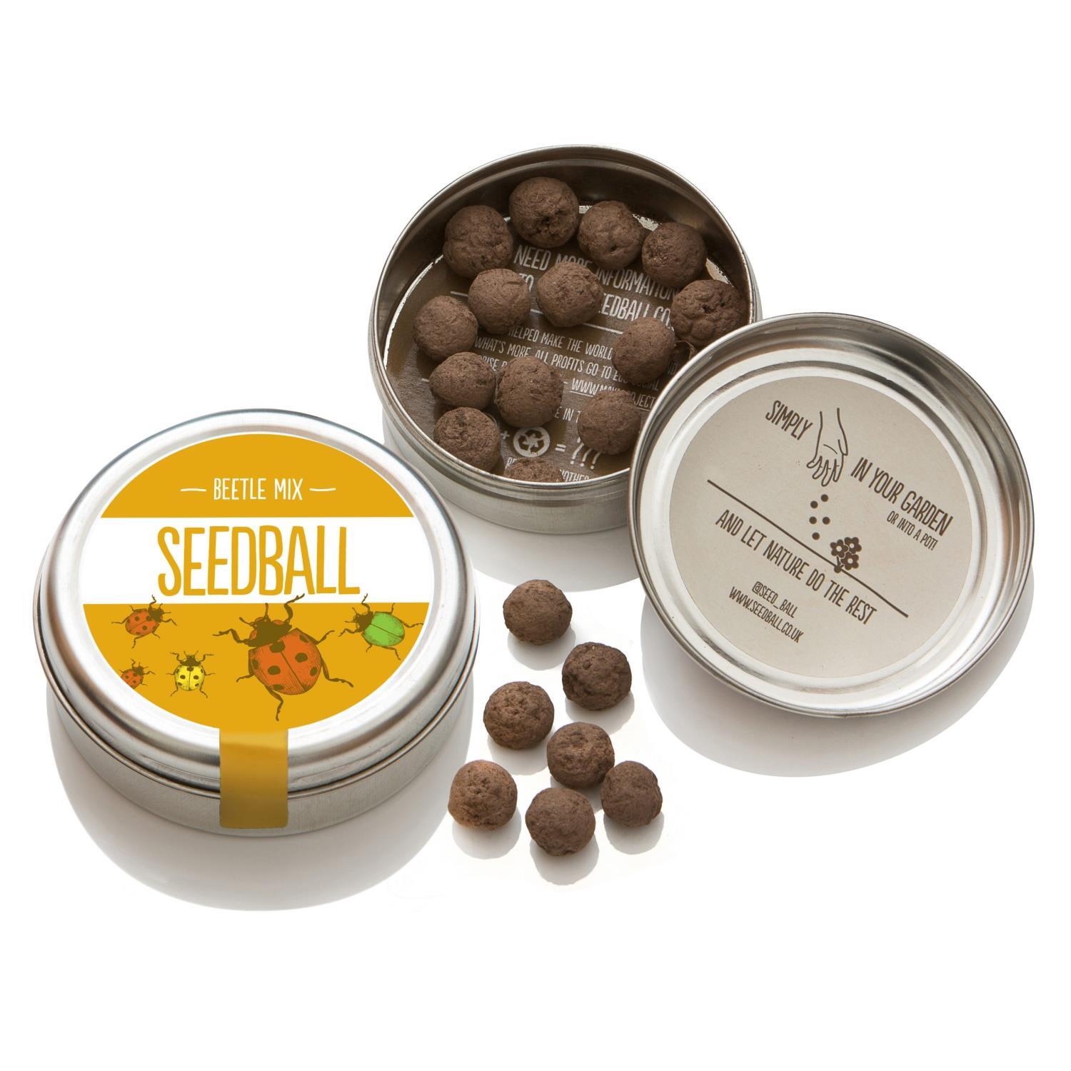 Seedball Easy Grow Native Wildflowers Outdoor Soil Beetle Mix Gardening Gift