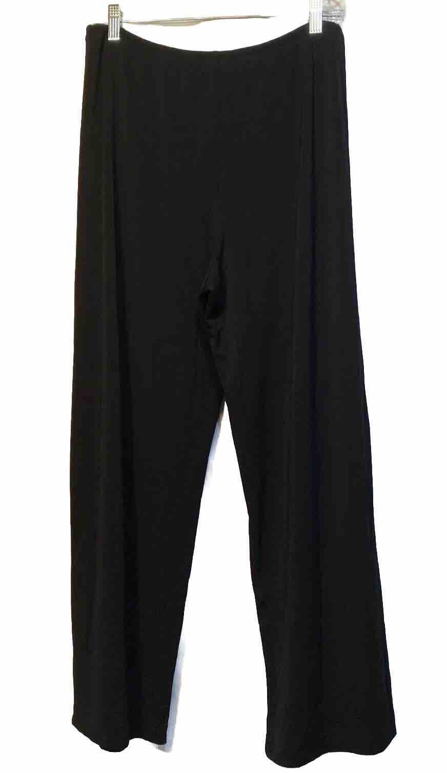 Chicos Black Pants Drawstring Stretch Chicos Size… - image 2