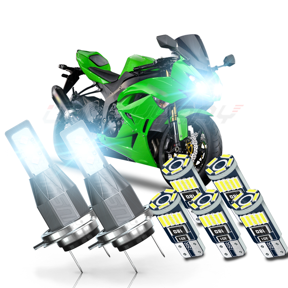 Fits Kawasaki Ninja 300 EX300 KRT LED Headlight Pilot Park Lights