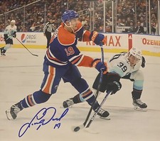 Lane PEDERSON Signed 8x10 Photo! Edmonton OILERS- BAKERSFIELD CONDORS!  W/COA